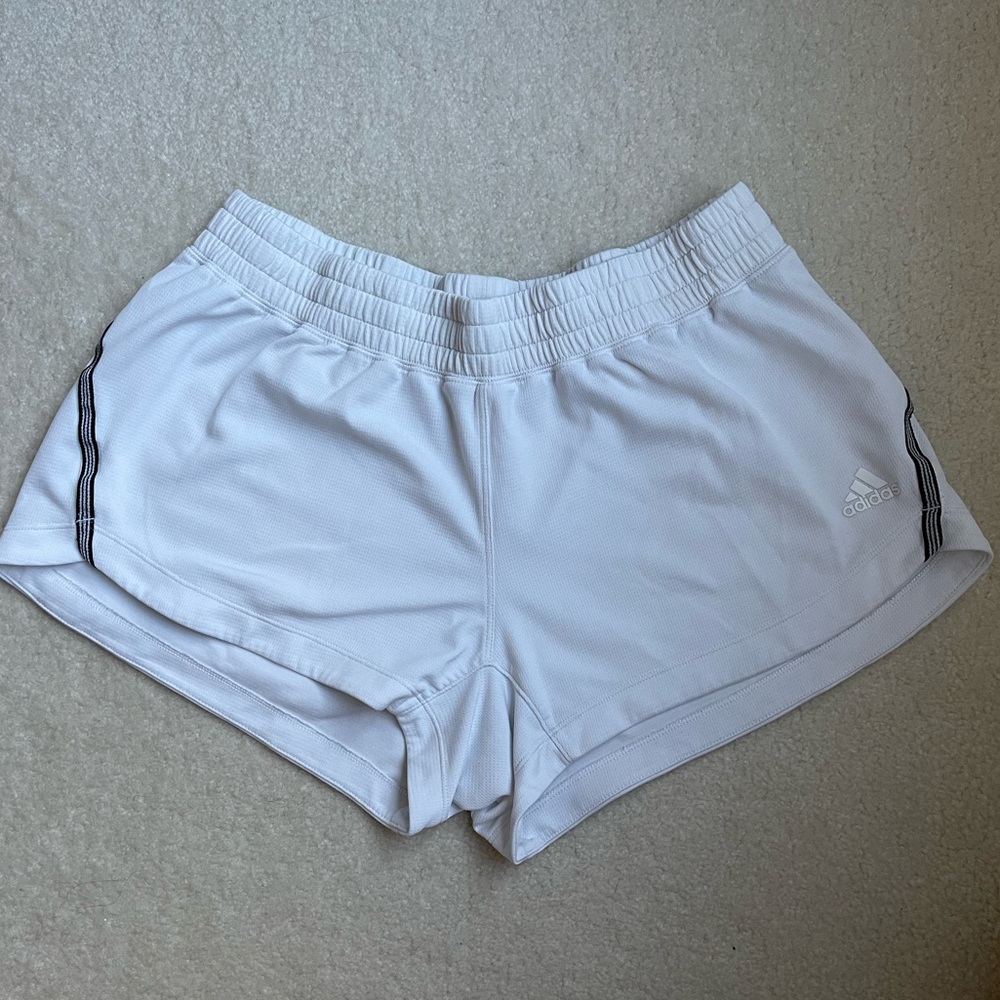 Women’s Adidas Knit White Shorts Medium